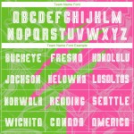 Soccer Aurora Graffiti Jersey Uniform Pattern Scratch Custom Green-Pink Sublimation