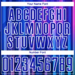 Royal Abstract Jersey Soccer Sublimation Custom Lines Pink-White Uniform