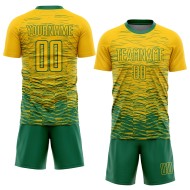 Green Jersey Kelly Uniform Sublimation Custom Yellow Soccer Green Jersey Kelly Uniform Sublimation Custom Yellow Soccer