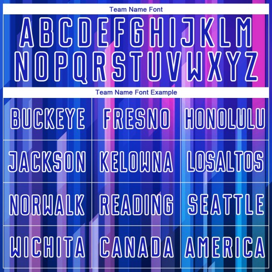 Royal Abstract Jersey Soccer Sublimation Custom Lines Pink-White Uniform