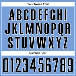 Custom Sublimation Uniform Black-White Blue Soccer Jersey Light Custom Sublimation Uniform Black-White Blue Soccer Jersey Light