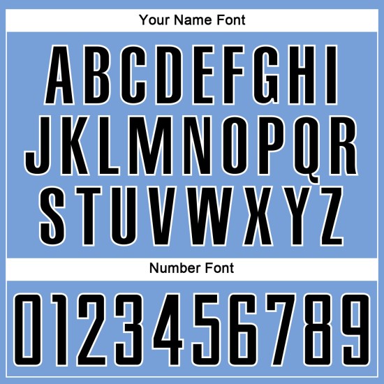 Custom Sublimation Uniform Black-White Blue Soccer Jersey Light Custom Sublimation Uniform Black-White Blue Soccer Jersey Light