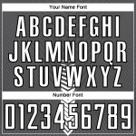 White-Black Soccer Steel Custom Sublimation Gray Shapes Uniform Jersey Arrow White-Black Soccer Steel Custom Sublimation Gray Shapes Uniform Jersey Arrow