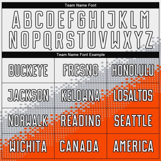 Sublimation Gradient Gray Geometric White Soccer Orange-Black Jersey Custom Uniform Shape