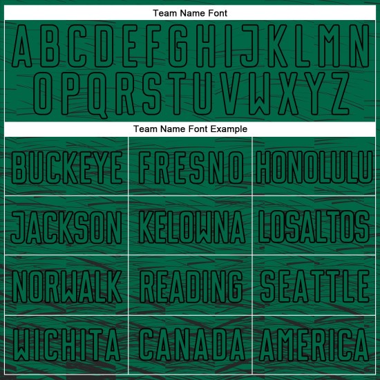 Green Soccer Uniform Black Kelly Jersey Sublimation Custom Green Soccer Uniform Black Kelly Jersey Sublimation Custom