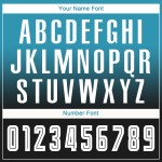 Jersey Sublimation Fashion White-Black Long Soccer Custom Uniform Fade Sleeve Panther Blue Jersey Sublimation Fashion White-Black Long Soccer Custom Uniform Fade Sleeve Panther Blue