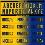 Jersey Fashion Soccer Sublimation Custom Royal Gradient Yellow-Black Uniform Jersey Fashion Soccer Sublimation Custom Royal Gradient Yellow-Black Uniform