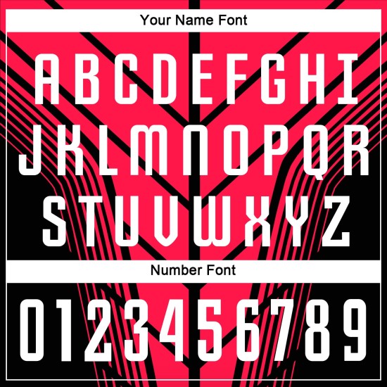 Red Uniform White-Black Custom Jersey Soccer Sublimation Red Uniform White-Black Custom Jersey Soccer Sublimation