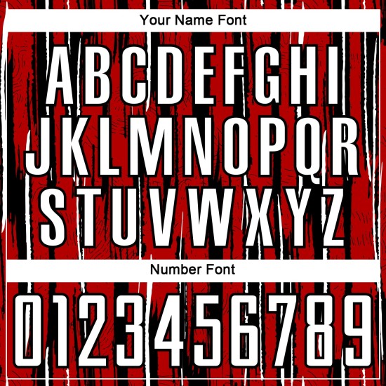 Custom White-Black Red Sublimation Pinstripe Soccer Uniform Jersey Custom White-Black Red Sublimation Pinstripe Soccer Uniform Jersey