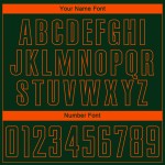 Custom Uniform Orange Green Jersey Sublimation Soccer Custom Uniform Orange Green Jersey Sublimation Soccer