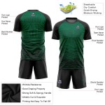 Green Soccer Uniform Black Kelly Jersey Sublimation Custom Green Soccer Uniform Black Kelly Jersey Sublimation Custom
