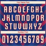 Custom Uniform Cream-Red Jersey Soccer Sublimation Royal