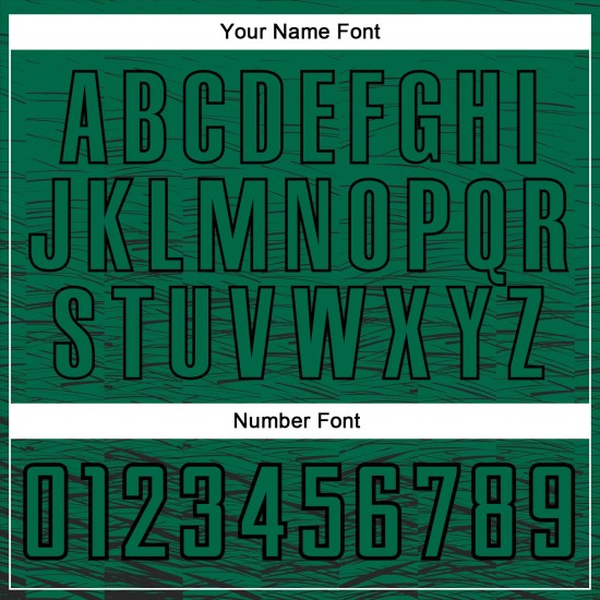 Green Soccer Uniform Black Kelly Jersey Sublimation Custom Green Soccer Uniform Black Kelly Jersey Sublimation Custom