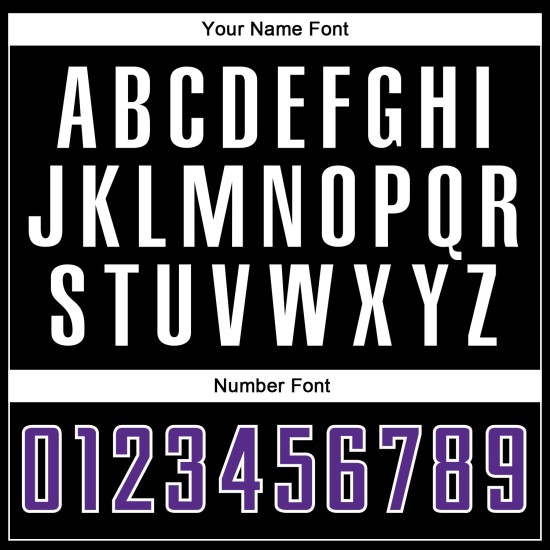 Purple-White Uniform Custom Sublimation Split Jersey Fashion Soccer Black Purple-White Uniform Custom Sublimation Split Jersey Fashion Soccer Black