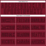 Custom Crimson-Black Fashion Jersey Uniform Soccer Sublimation Split White Custom Crimson-Black Fashion Jersey Uniform Soccer Sublimation Split White