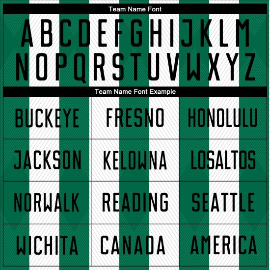 Green Soccer Black-Kelly White Jersey Sublimation Uniform Line Custom Green Soccer Black-Kelly White Jersey Sublimation Uniform Line Custom