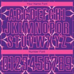 Jersey Custom Soccer Sublimation Pattern Pink Purple Uniform Damask Jersey Custom Soccer Sublimation Pattern Pink Purple Uniform Damask