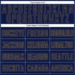 White Gold Jersey Custom Navy-Old Uniform Sublimation Fashion Soccer Split White Gold Jersey Custom Navy-Old Uniform Sublimation Fashion Soccer Split