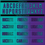 Uniform Purple Gradient Custom Soccer Aqua-Black Sublimation Jersey Fashion Uniform Purple Gradient Custom Soccer Aqua-Black Sublimation Jersey Fashion