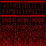 Sublimation Soccer Custom Jersey Red Shape Geometric Black Uniform Sublimation Soccer Custom Jersey Red Shape Geometric Black Uniform