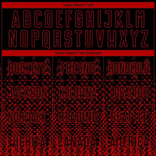 Sublimation Soccer Custom Jersey Red Shape Geometric Black Uniform Sublimation Soccer Custom Jersey Red Shape Geometric Black Uniform