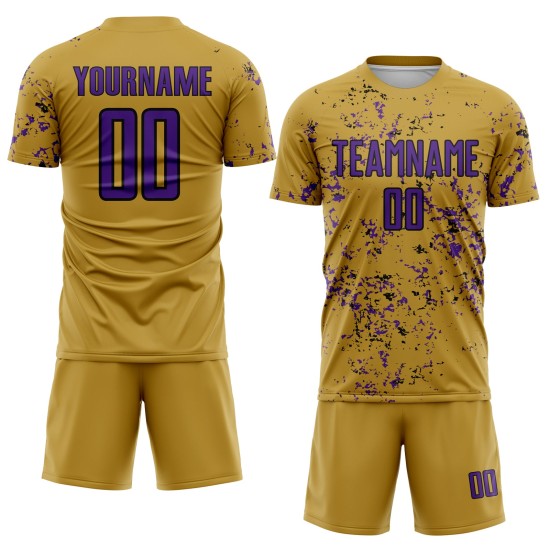 Soccer Fragment Abstract Sublimation Purple-Black Gold Custom Art Jersey Uniform Old Soccer Fragment Abstract Sublimation Purple-Black Gold Custom Art Jersey Uniform Old