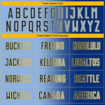 Light Blue-Gold Sublimation Jersey Royal Custom Soccer Uniform Gradient Fashion