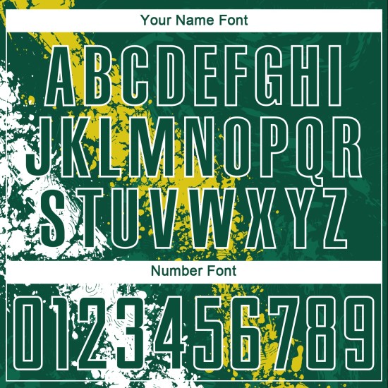 Soccer Custom Yellow-White Green Sublimation Uniform Jersey Soccer Custom Yellow-White Green Sublimation Uniform Jersey