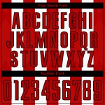 Soccer Red-Black Uniform White Sublimation Line Custom Jersey