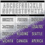 Shape Jersey Uniform White Geometric Gray Gradient Custom Purple-Black Soccer Sublimation Shape Jersey Uniform White Geometric Gray Gradient Custom Purple-Black Soccer Sublimation