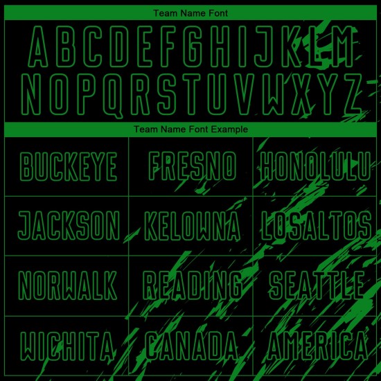 Green Custom Jersey Soccer Black Sublimation Grass Uniform Green Custom Jersey Soccer Black Sublimation Grass Uniform