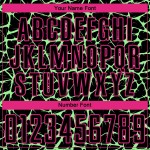 Uniform Soccer Network Black Abstract Sublimation Green-Hot Jersey Pea Pink Custom Splash