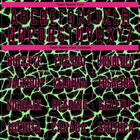 Uniform Soccer Network Black Abstract Sublimation Green-Hot Jersey Pea Pink Custom Splash