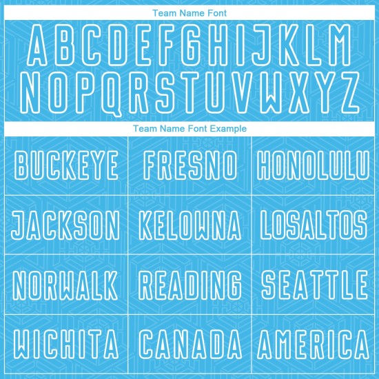 Shape Sublimation Blue Sky Uniform Jersey Custom White Geometric Soccer