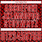 Snake Skin Soccer Red Jersey Sublimation Uniform Black-White Custom Snake Skin Soccer Red Jersey Sublimation Uniform Black-White Custom