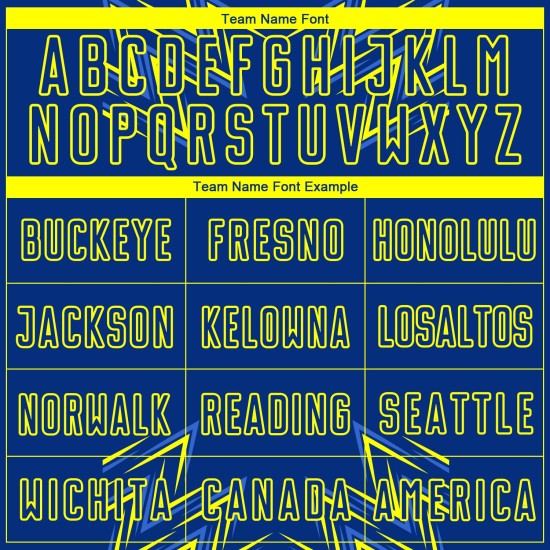 Uniform Soccer Royal Shapes Sublimation Geometric Neon Yellow Custom Jersey Uniform Soccer Royal Shapes Sublimation Geometric Neon Yellow Custom Jersey