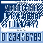 Jersey Lines Uniform Soccer Blue Royal-White Sublimation Custom Light Jersey Lines Uniform Soccer Blue Royal-White Sublimation Custom Light