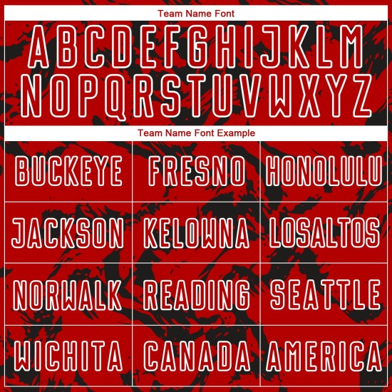 Abstract Sublimation Uniform Red Jersey Soccer Custom Black-White Fluid Abstract Sublimation Uniform Red Jersey Soccer Custom Black-White Fluid