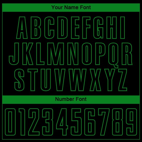 Green Custom Jersey Soccer Black Sublimation Grass Uniform Green Custom Jersey Soccer Black Sublimation Grass Uniform