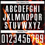 Sublimation Custom Uniform Flame Soccer White-Gold Black Jersey Sublimation Custom Uniform Flame Soccer White-Gold Black Jersey