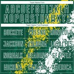 Soccer Custom Yellow-White Green Sublimation Uniform Jersey Soccer Custom Yellow-White Green Sublimation Uniform Jersey