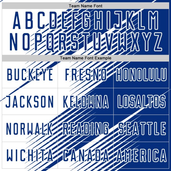 Custom Royal Soccer Line Jersey Uniform Sublimation White