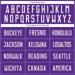 Custom Uniform Sublimation Purple Jersey White Soccer Custom Uniform Sublimation Purple Jersey White Soccer