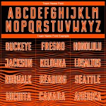 Line Custom Soccer Gradient Orange-White Uniform Sublimation Jersey Black