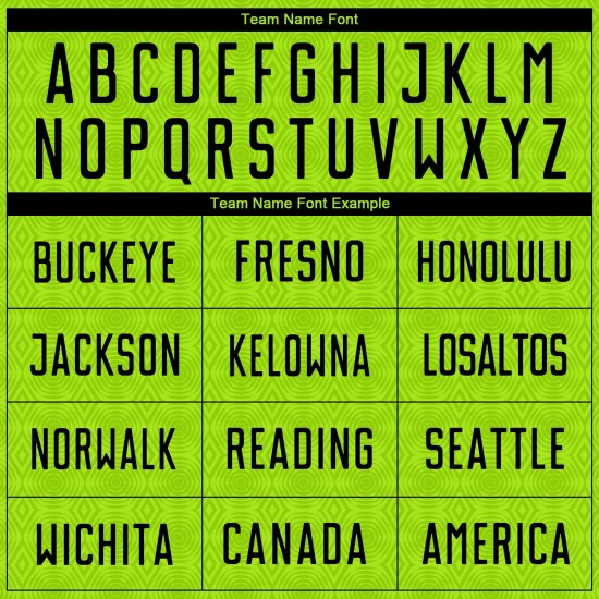 Soccer Sublimation Custom Jersey Geometric Green Black Shapes Uniform Neon