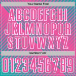 Pink-White Soccer Line Jersey Uniform Sublimation Custom Aqua Pink-White Soccer Line Jersey Uniform Sublimation Custom Aqua