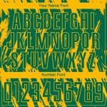 Soccer Sublimation Jersey Custom Uniform Kelly Gold Green