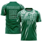 Soccer Custom Jersey Green Uniform White Sublimation Kelly Soccer Custom Jersey Green Uniform White Sublimation Kelly