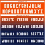 Long Sleeve Fashion Custom Sublimation Soccer Fade Uniform Orange Jersey White-Navy Long Sleeve Fashion Custom Sublimation Soccer Fade Uniform Orange Jersey White-Navy