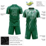 Soccer Custom Jersey Green Uniform White Sublimation Kelly Soccer Custom Jersey Green Uniform White Sublimation Kelly